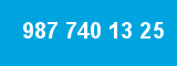 987 740 13 25 987 740 13 25